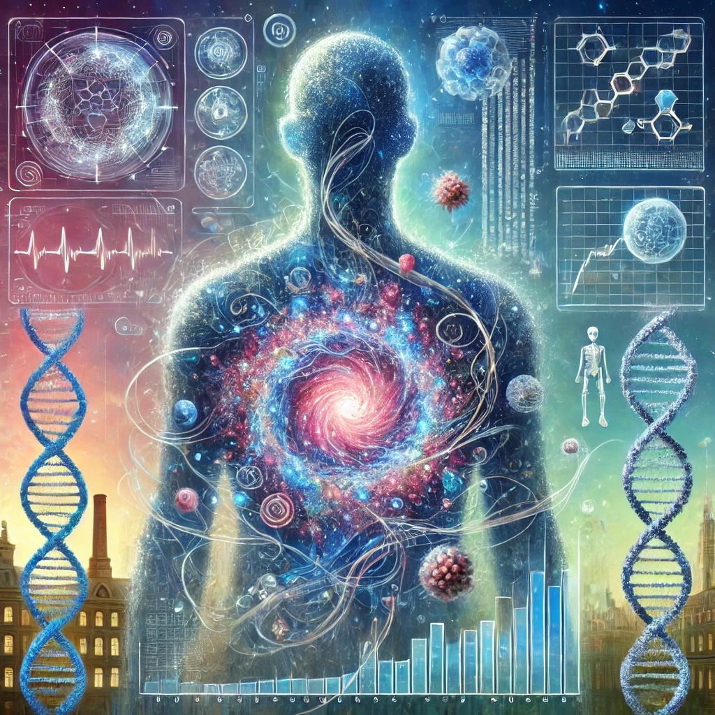 A human being analyzed by AI for Cancer